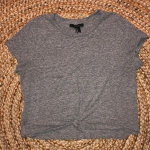 Forever 21 crop top with knot